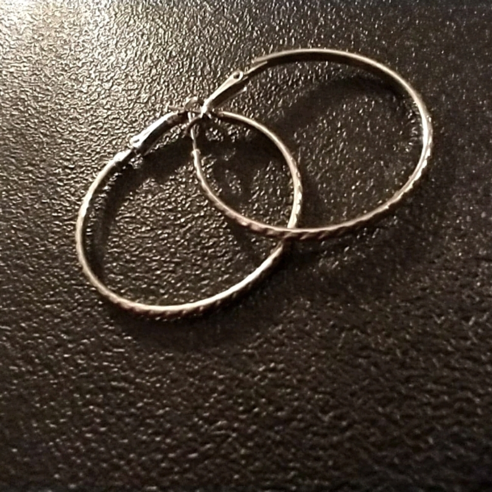 COPY - Silver hoop earrings